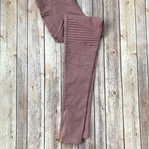 Blush Moto Jeggings